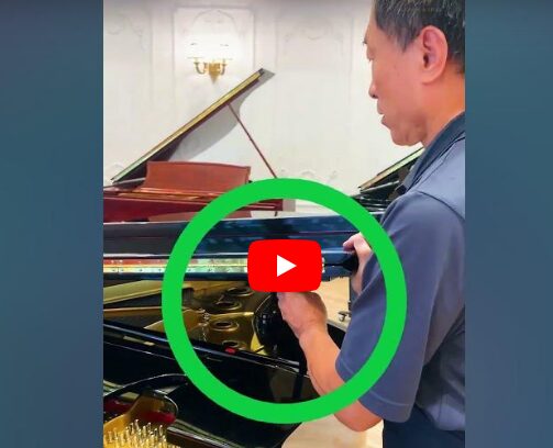 鋼琴蓋要如何支撐才正確又安全？你可能不知道的鋼琴小常識(影片)