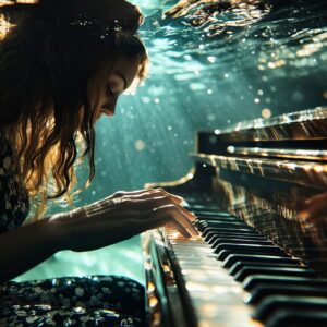 「泡水鋼琴」會發出什麼聲音!?真實泡水琴實境的聲音取樣🎹💧竟然連水位都能調整!!!