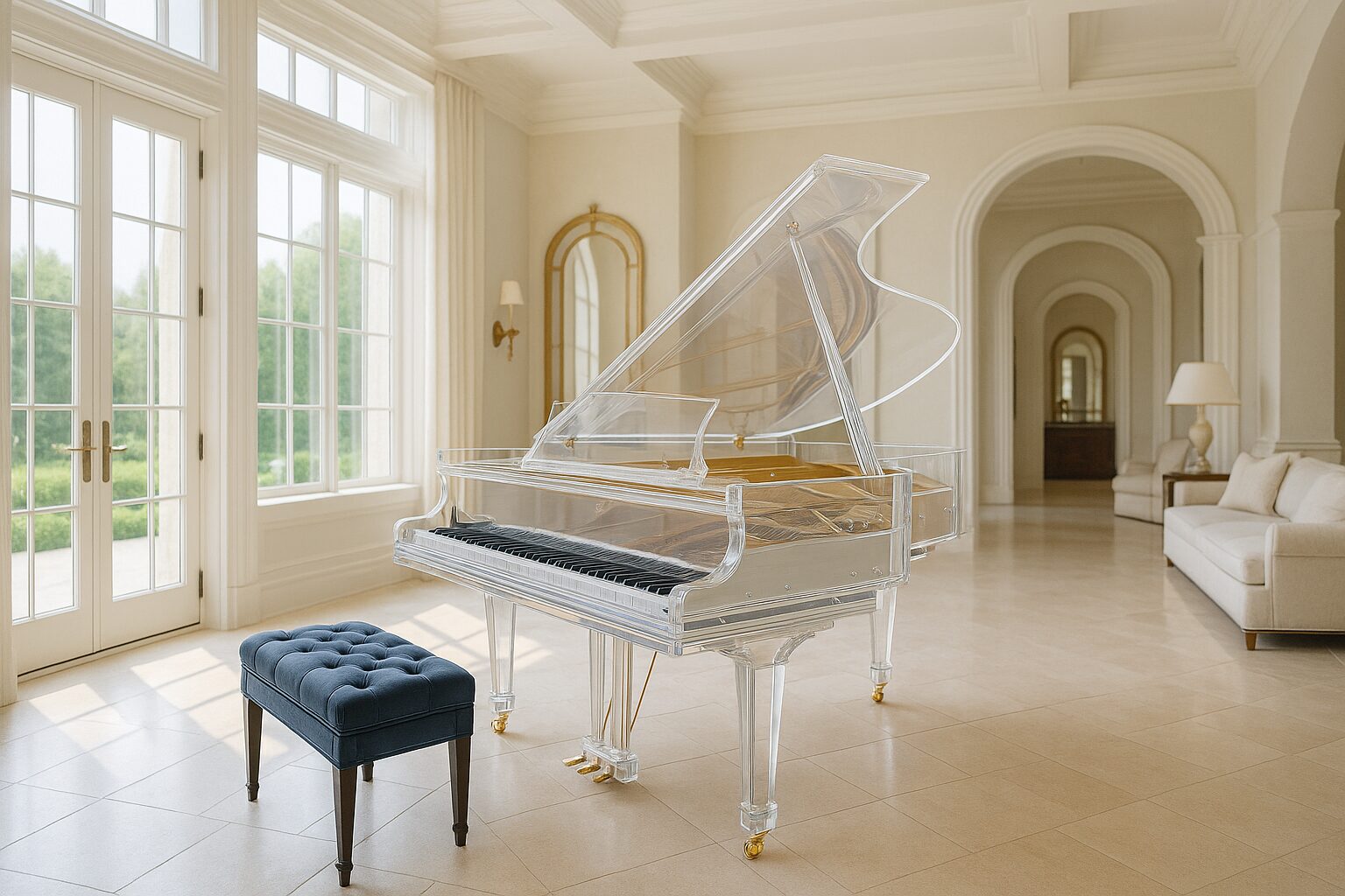 水晶鋼琴真的是水晶做的？明星、豪宅、舞台必備的透明鋼琴，到底是什麼材質？